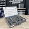 Boltsandnuts.Com Grade 8 Hex Cap Scrws, Hex Nuts, Flat & Lock Wshrs Zinc Yellow 1/4in, 5/16in 3/8in, &1/2in -575PCS Assortment Kit #191 - alternate 3